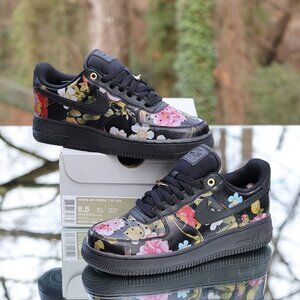 Nike Air Force 1 Low Black Floral